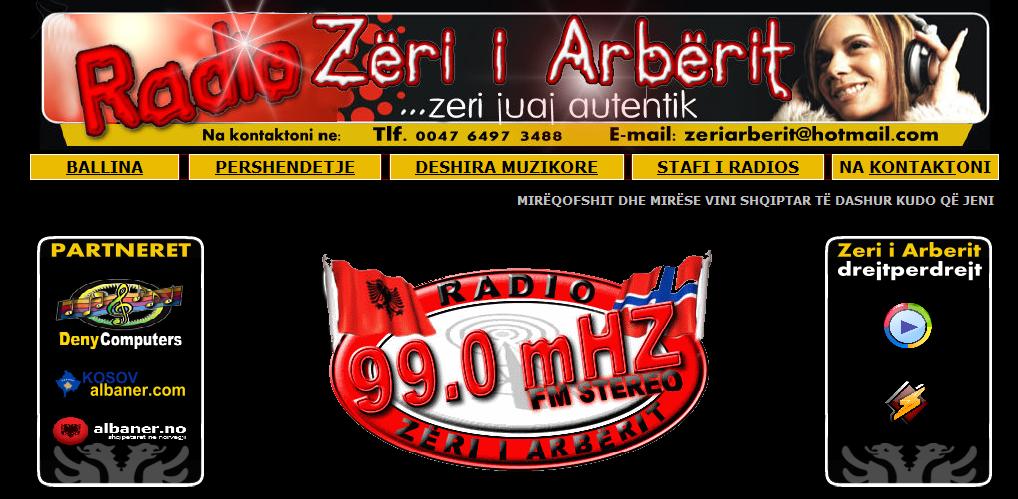 Radio Zëri i Arbërit me faqe të re internetit!