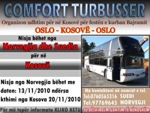 Norvegji-Kosovë me autobus për “Bajram”