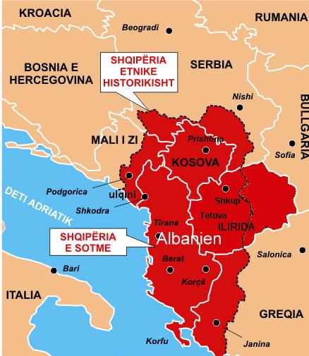 Shqiptarët e duan “Shqipërinë e Madhe”