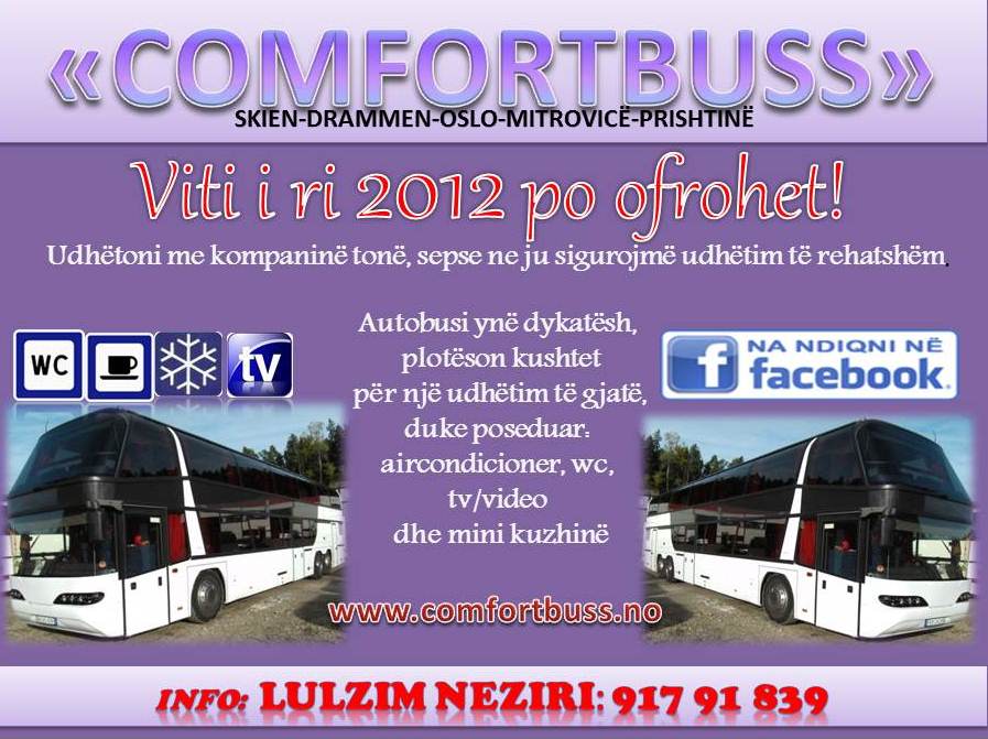 Comfortbuss udhëton për në vendlindje!