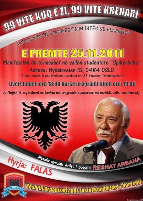 Manifestimi solemn "28 Nëntori – Dita e flamurit"