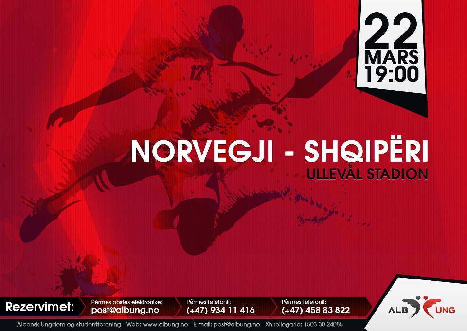 Bileta për lojën mes Shqipërisë dhe Norvegjisë ka ende!